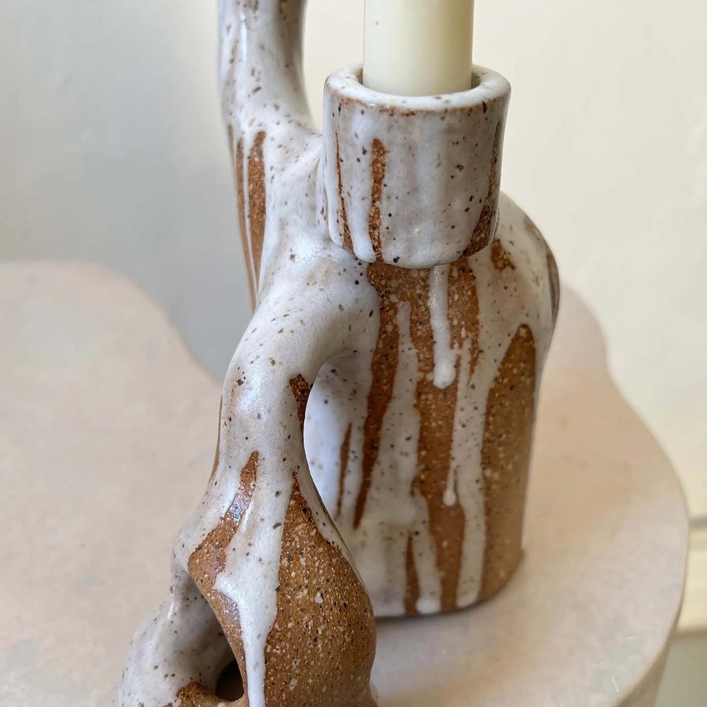 QUARRY /NW Candleholders- Dripping White