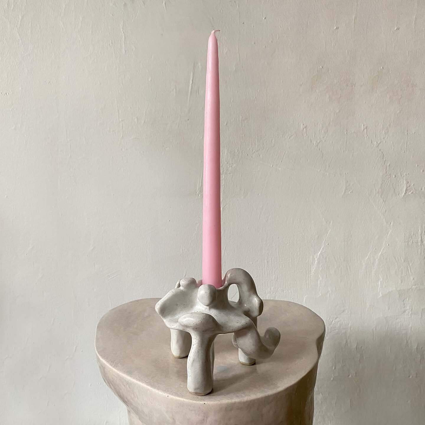 QUARRY /NW Candleholders- Off White