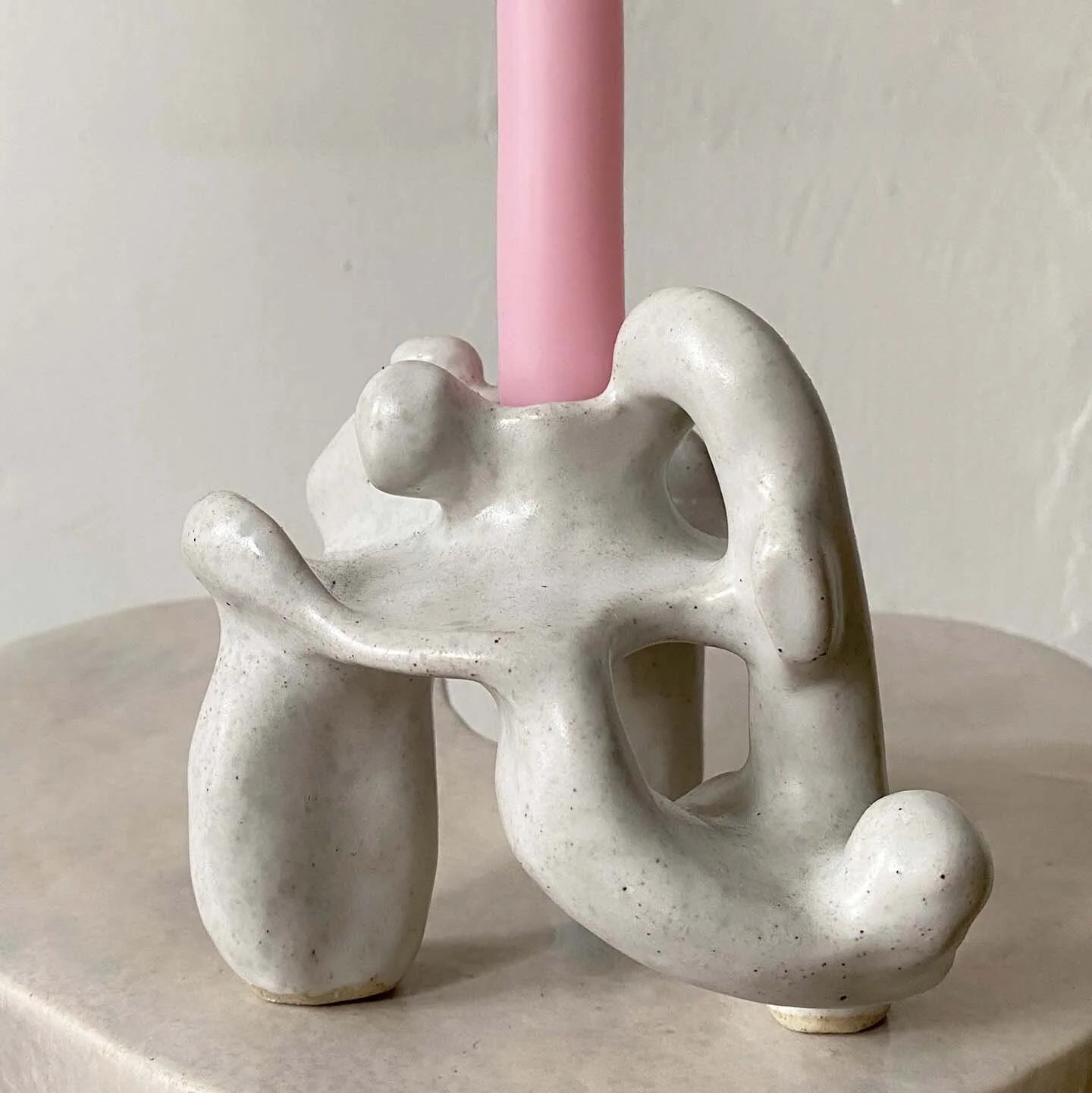 QUARRY /NW Candleholders- Off White