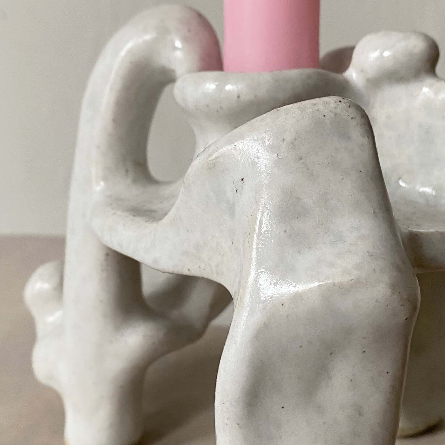 QUARRY /NW Candleholders- Off White