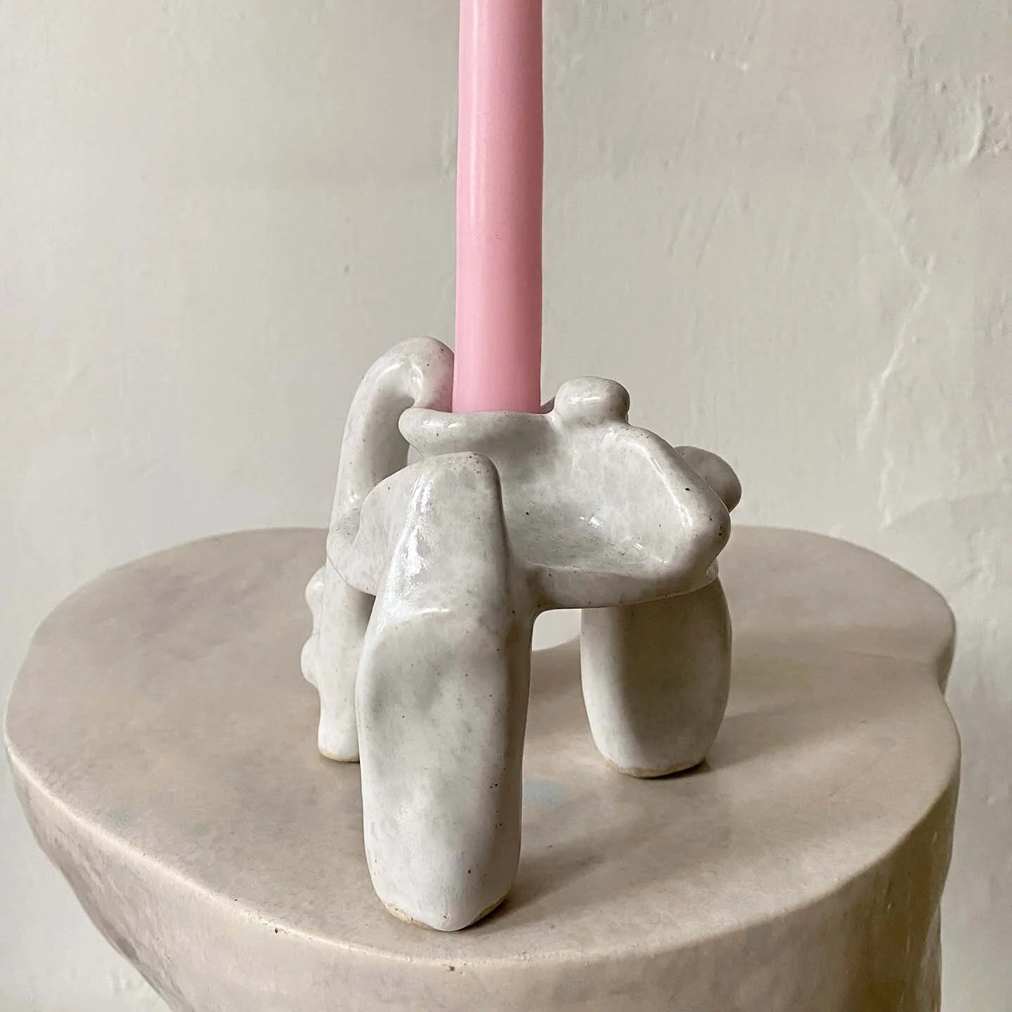 QUARRY /NW Candleholders- Off White