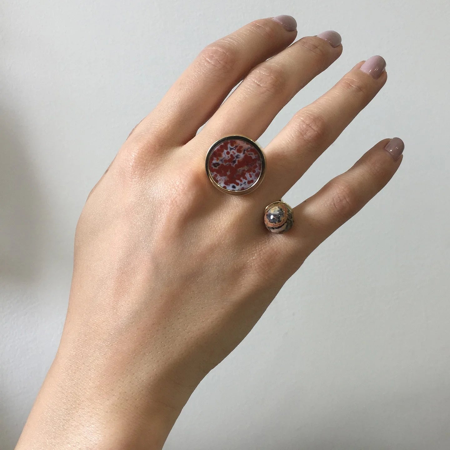 Jaspe Double Ring