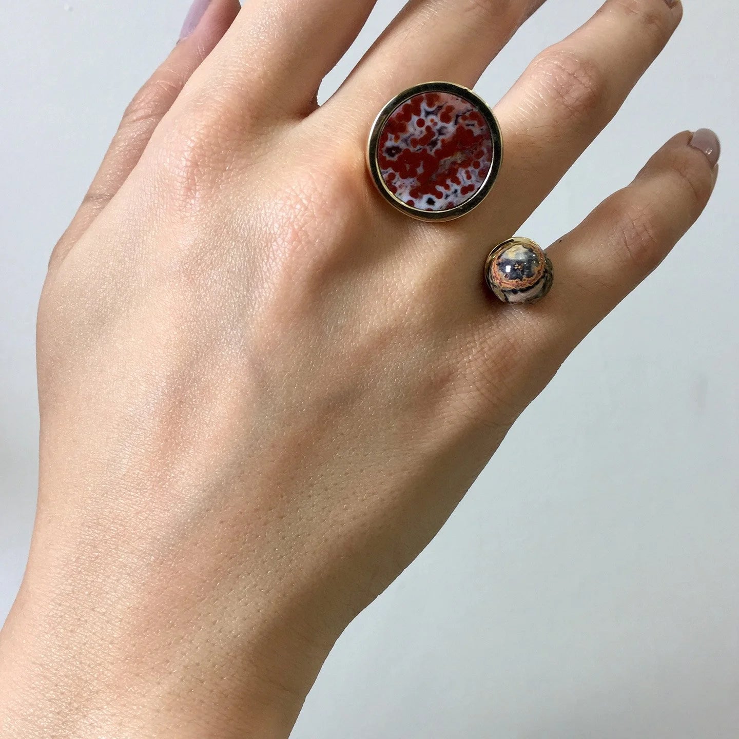 Jaspe Double Ring