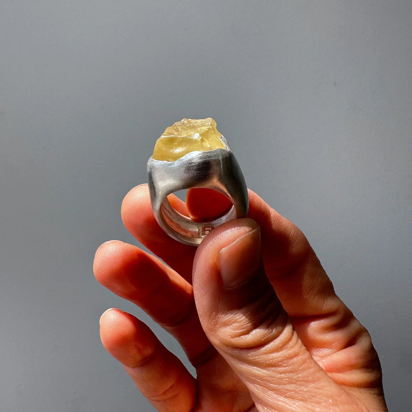 Libyan Desert Glass Ring-A