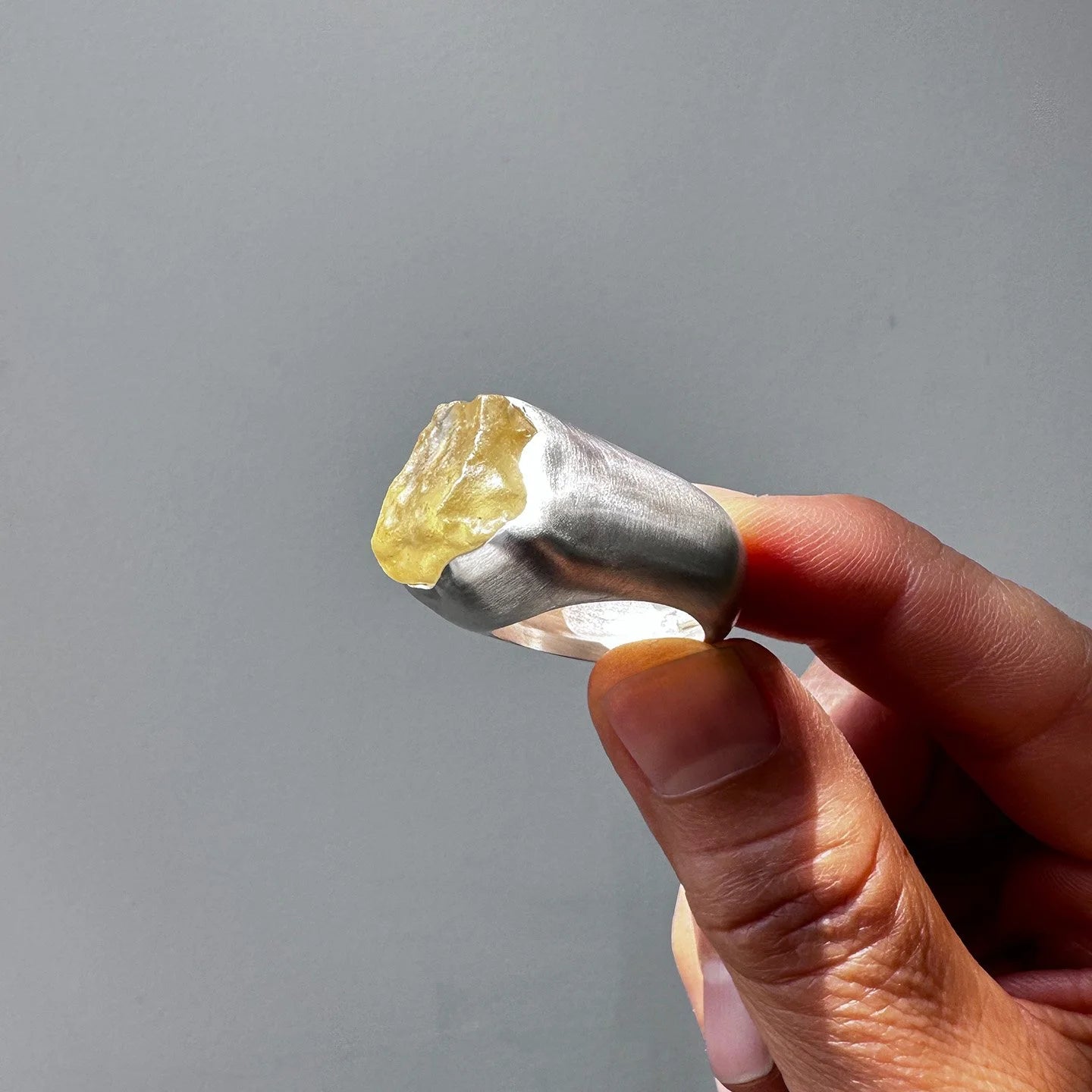 Libyan Desert Glass Ring-A