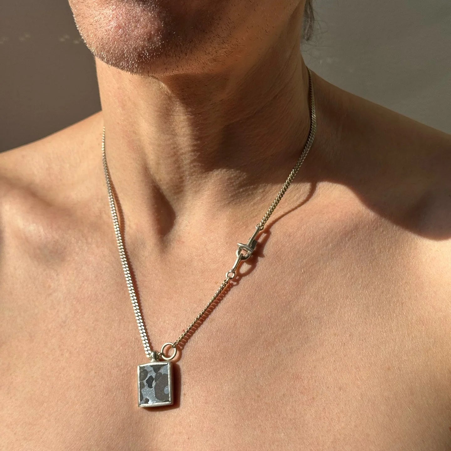 Pallasite Meterorite Necklace