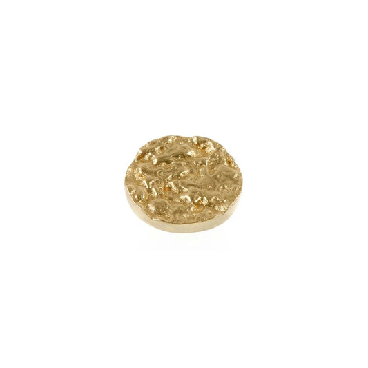 Textured Disc Earring
