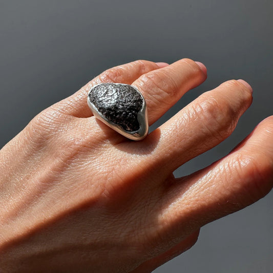 Sikhote-Alin Meterorite Ring- C