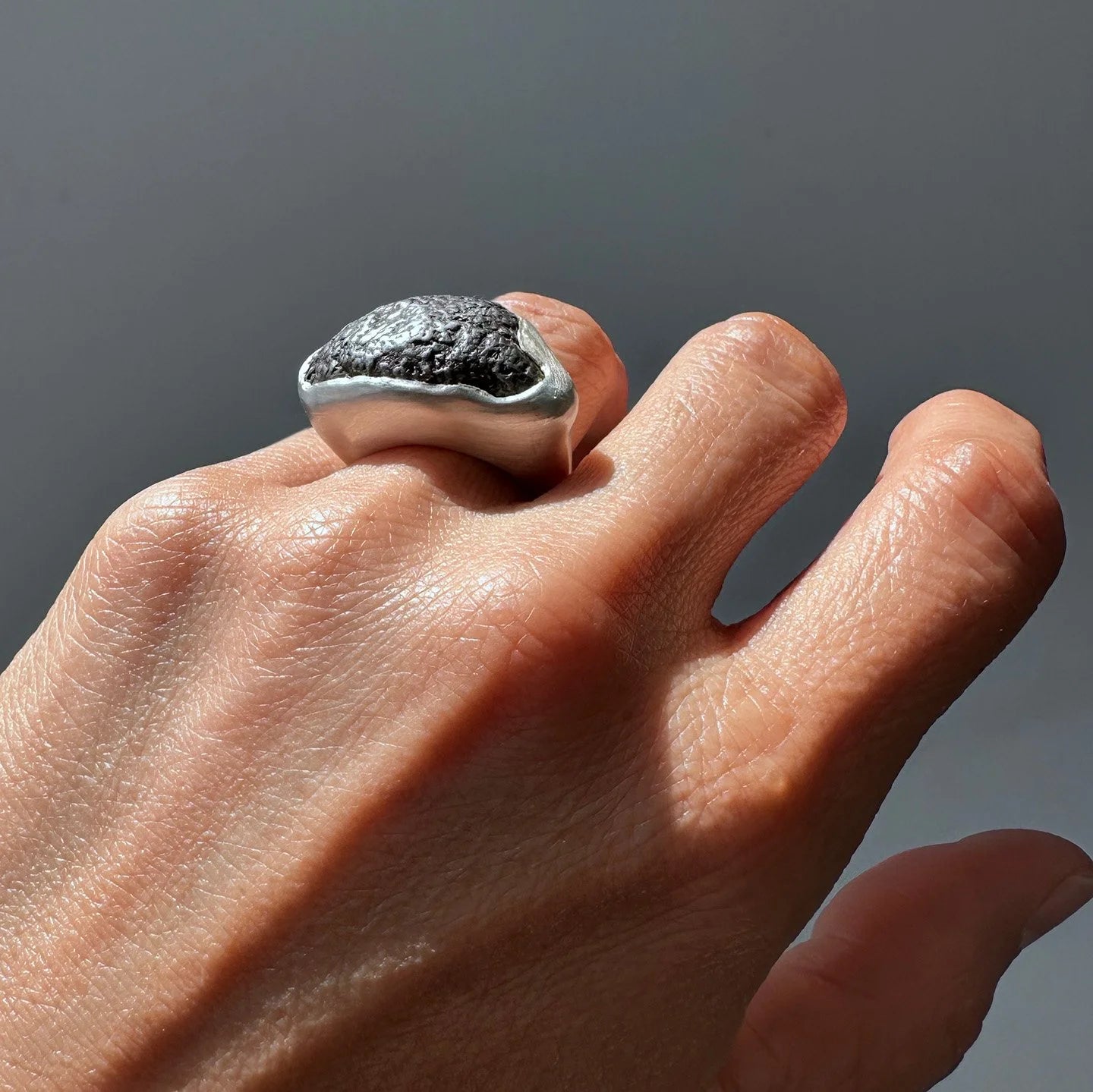 Sikhote-Alin Meterorite Ring- C