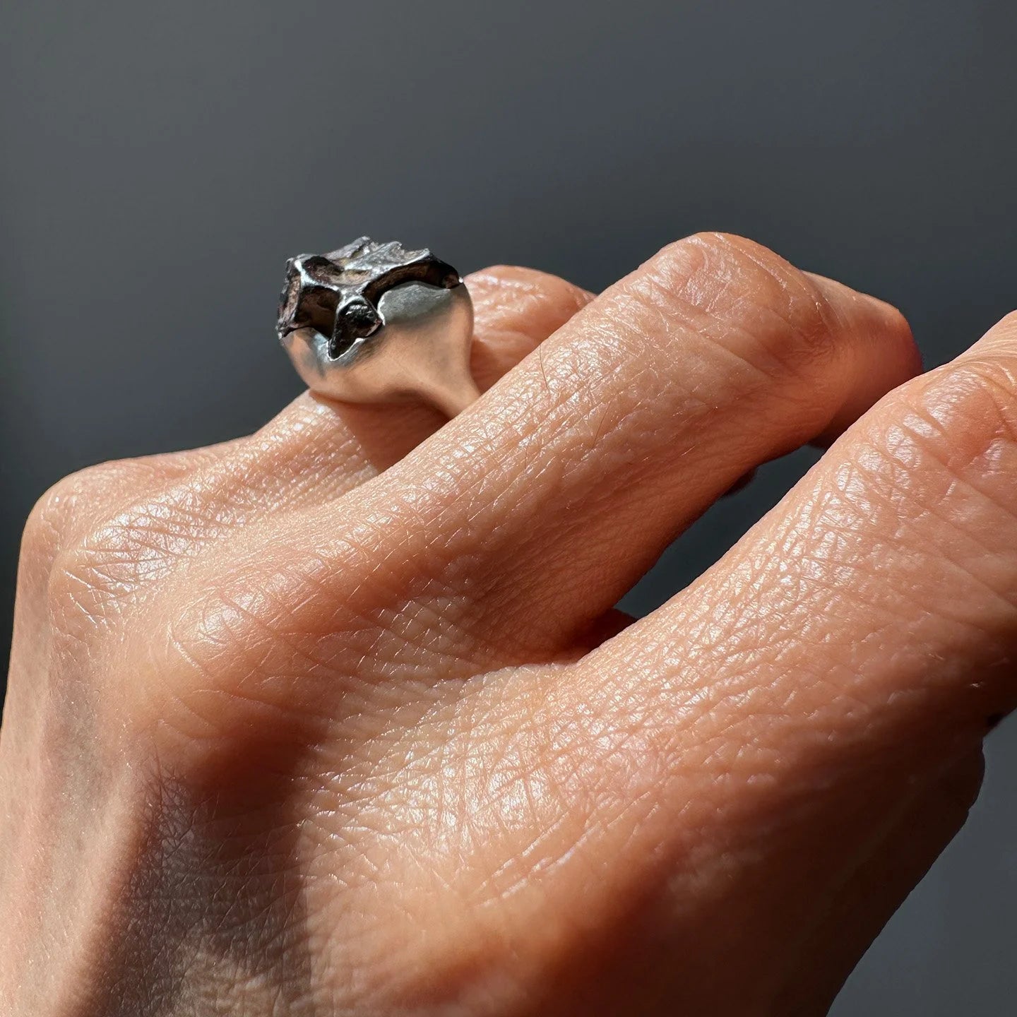Sikhote-Alin Meterorite Ring- B