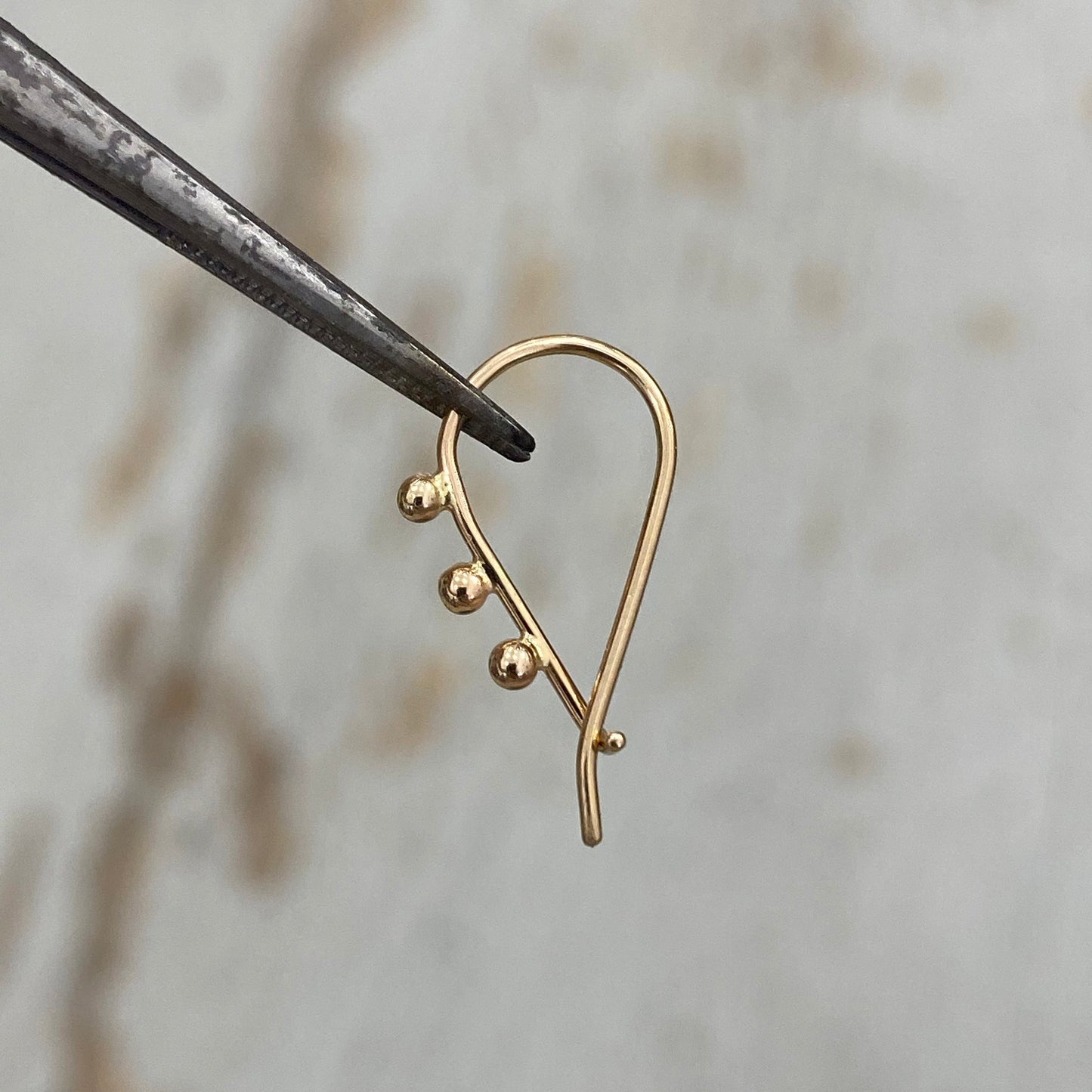 Triptych Bump Earring