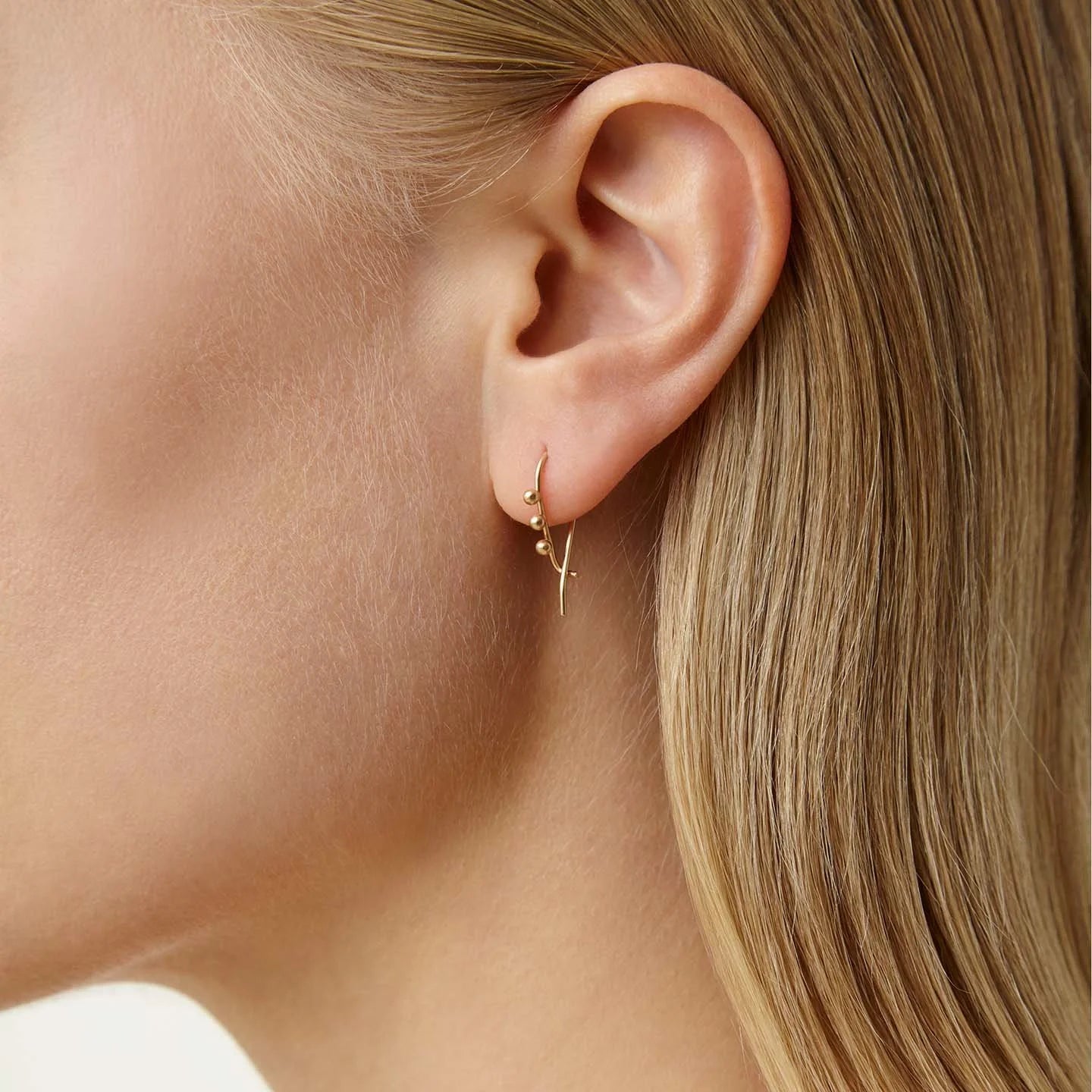 Triptych Bump Earring