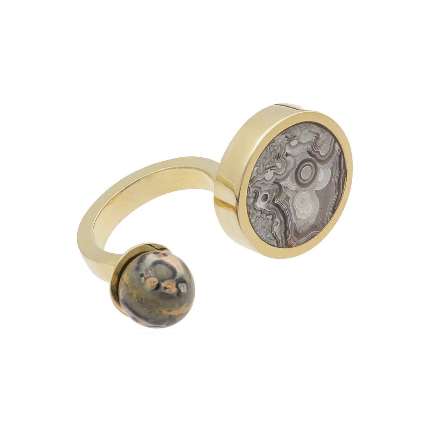 Jaspe Double Ring