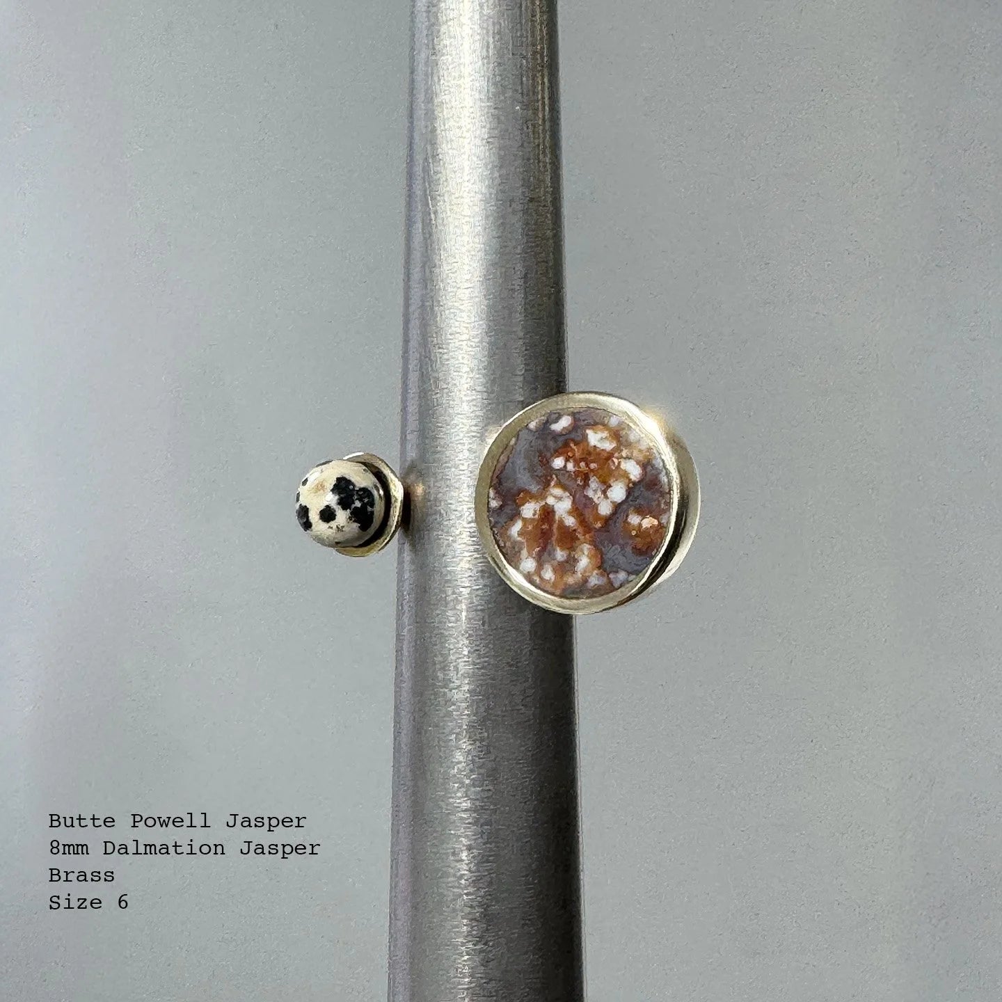 Jaspe Double Ring