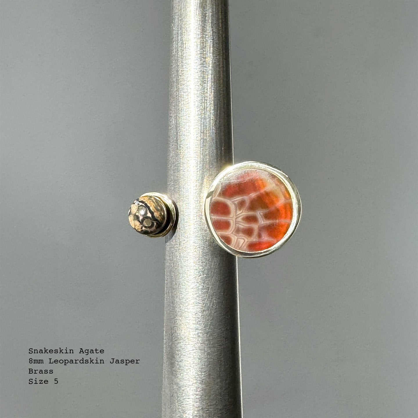 Jaspe Double Ring