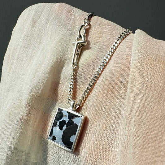 Pallasite Meterorite Necklace